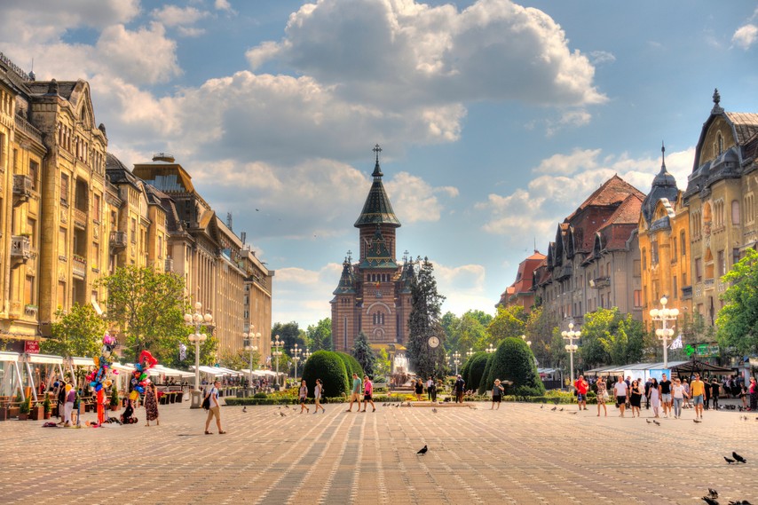 Timișoara city center